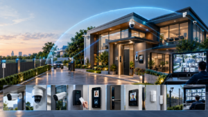 Smart security solutions with CCTV surveillance, access control and perimeter security